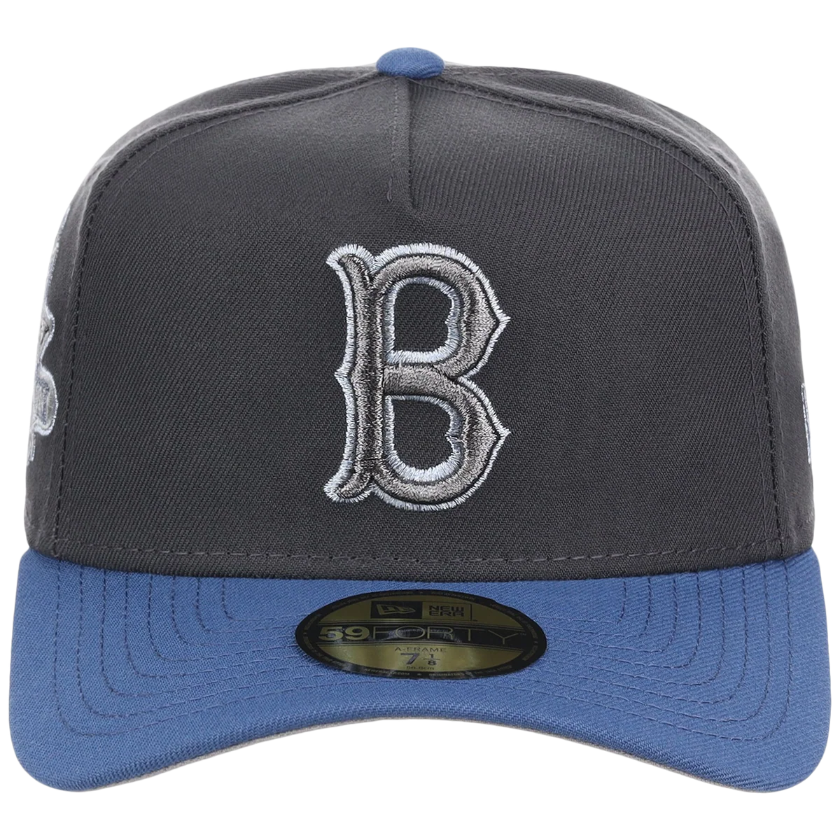 Boston Red Sox MLB Indigo Steel New Era 59FORTY detail view