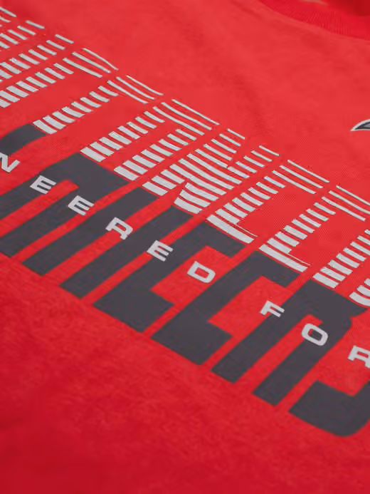 Tampa Bay Buccaneers 2026 NFL Sideline Team Issue Dri-Fit T-Shirt Red view 3