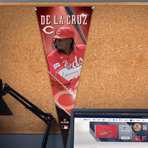 Elly De La Cruz Cincinnati Reds Premium MLB Pennant view 3