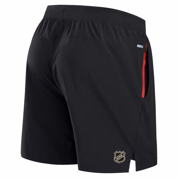 Detroit Red Wings 2024/25 Authentic Pro Locker Room NHL Shorts Black view 3