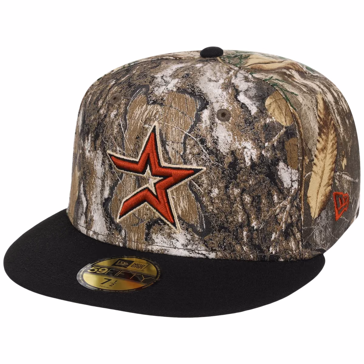 Houston Astros MLB Realtree OTC New Era 59FIFTY detail view