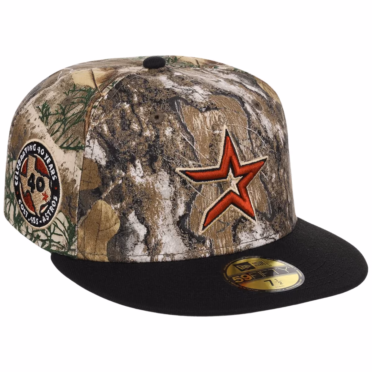 Houston Astros MLB Realtree OTC New Era 59FIFTY front view