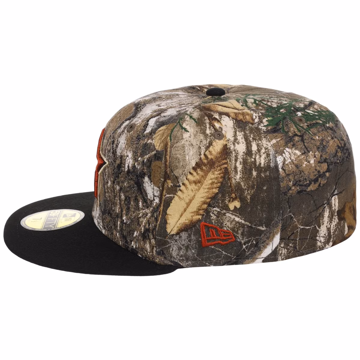 Houston Astros MLB Realtree OTC New Era 59FIFTY detail view