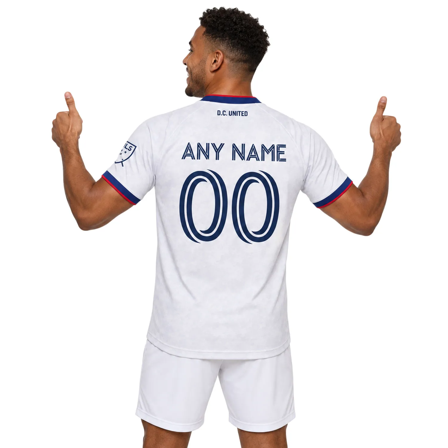 MLS DC United White Jersey Custom – Dynamic Teamwear
