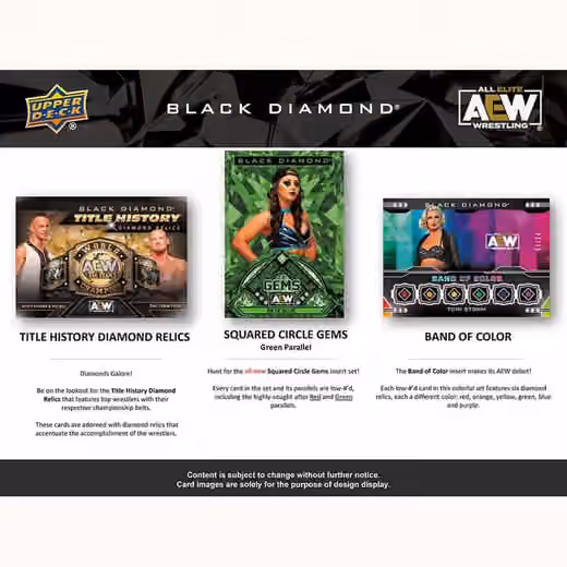 2024 Upper Deck All Elite Wrestling AEW Black Diamond Hobby Box view 3