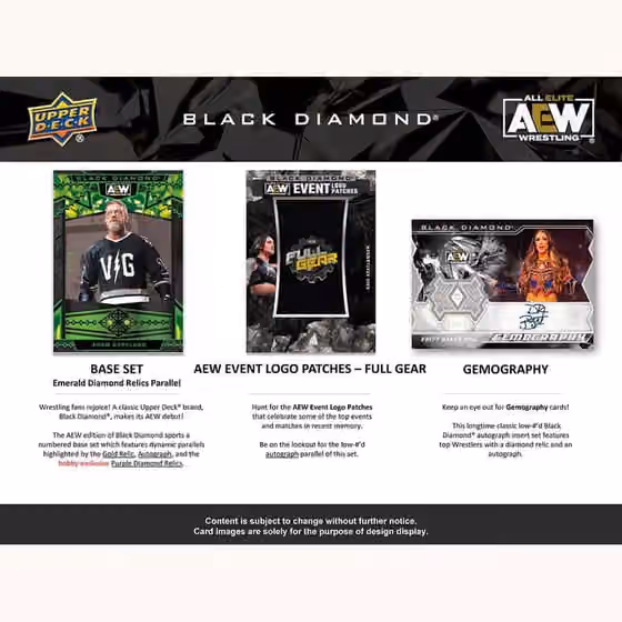 2024 Upper Deck All Elite Wrestling AEW Black Diamond Hobby Box view 2