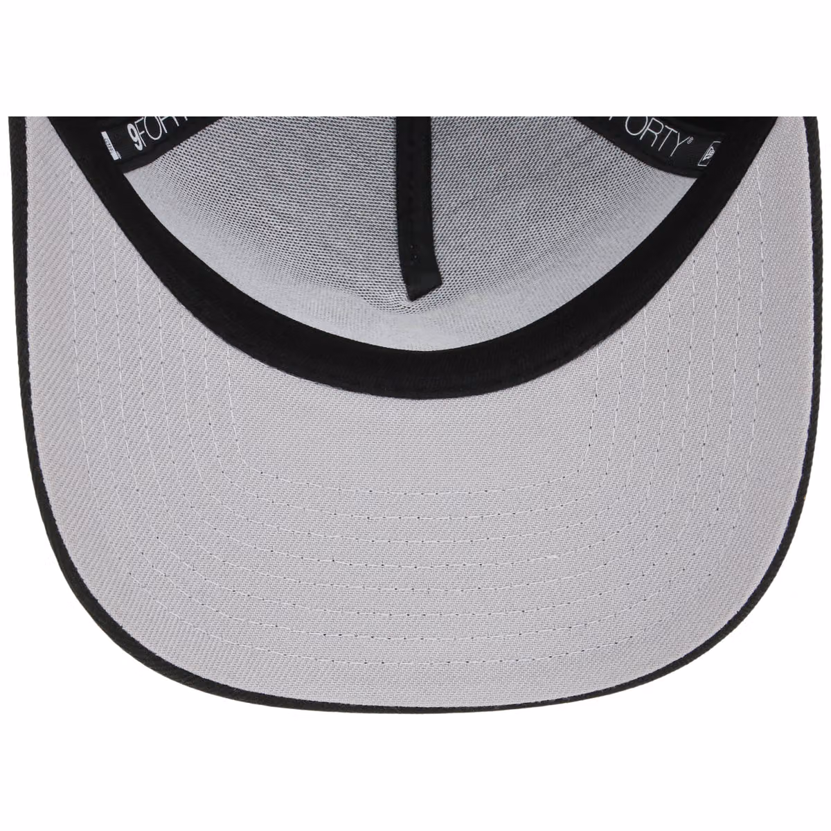 Los Angeles Dodgers Women's New Era 9FORTY Black x Cheetah A-Frame back view