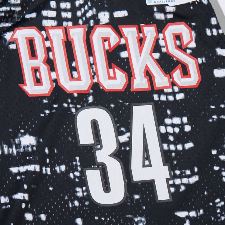 Giannis Antetokounmpo #34 2015 Rising Stars Mitchell & Ness Swingman NBA Jersey Black view 5