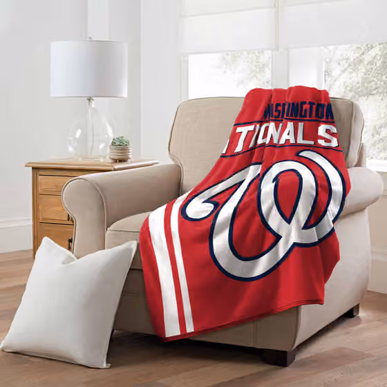 Washington Nationals Walk Off Super Plush MLB Throw view 2