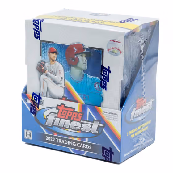 2022 Topps Finest Baseball MLB Hobby Box view 1