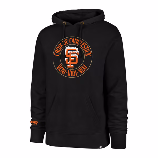 San Francisco Giants '47 x Thrasher Croix de Candlestick MLB Hoodie view 1