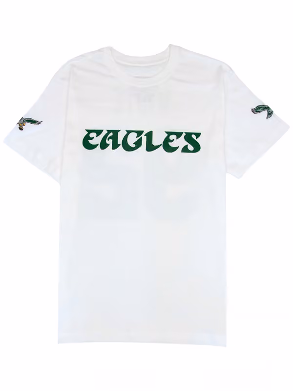 Reggie White #92 Philadelphia Eagles Wordmark Player NFL T-Shirt White view 2
