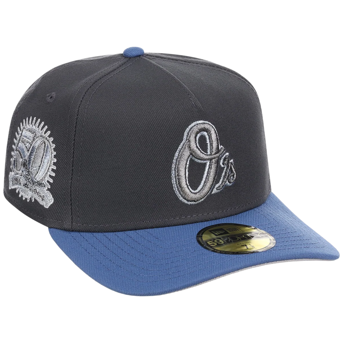 Baltimore Orioles MLB Indigo Steel New Era 59FORTY front view