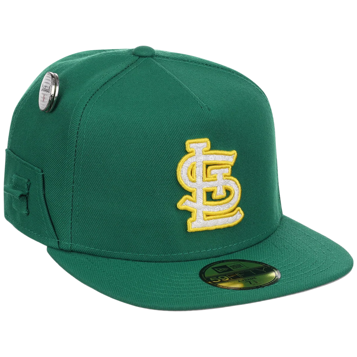 St. Louis Cardinals MLB Augusta Bloom New Era 59FIFTY w/ Golf Pin front view