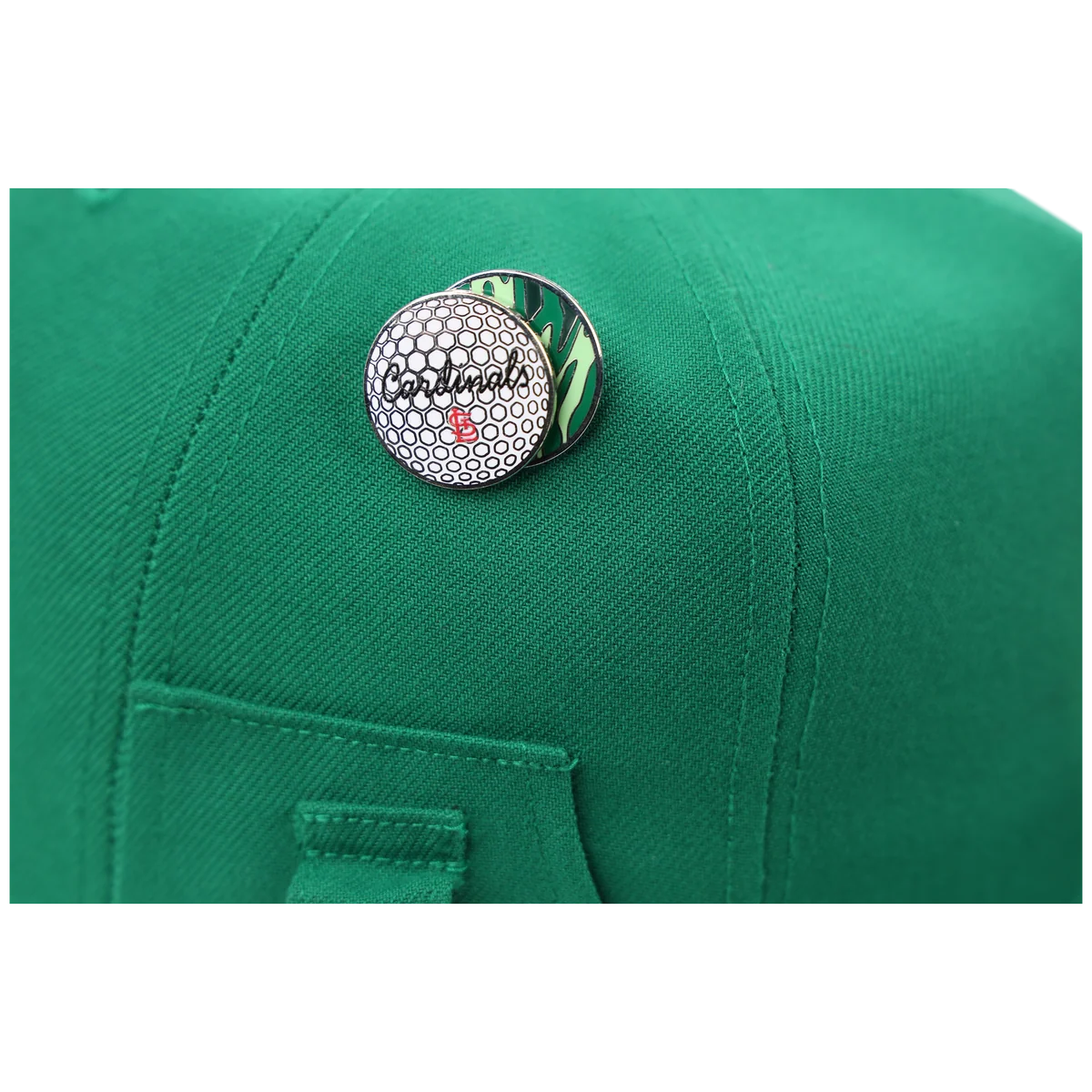 St. Louis Cardinals MLB Augusta Bloom New Era 59FIFTY w/ Golf Pin detail view