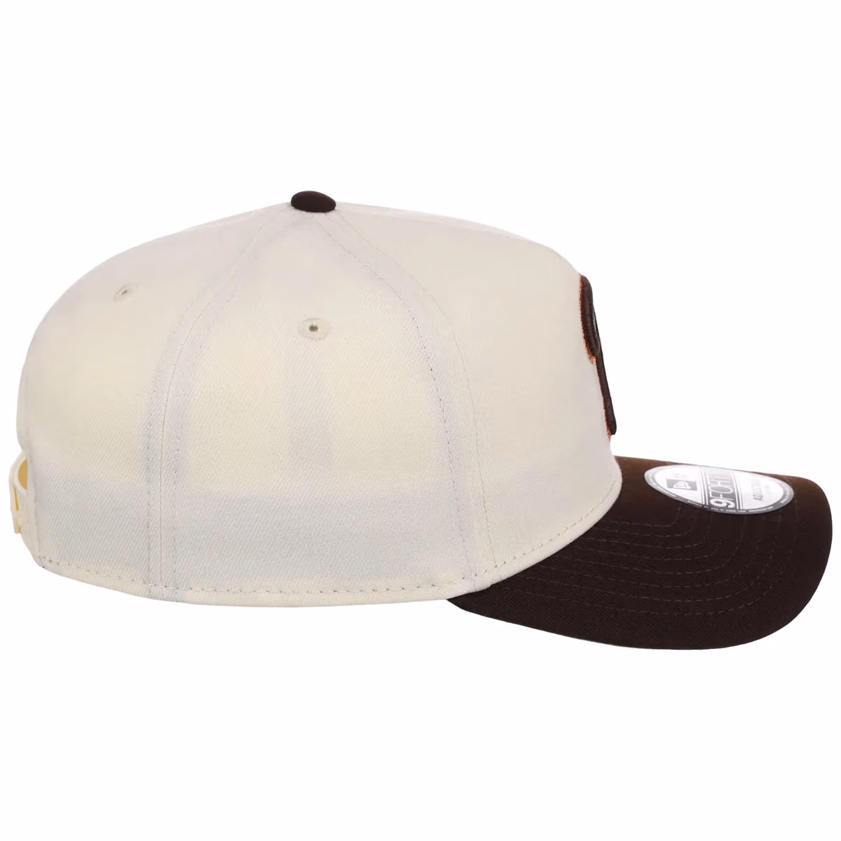 Philadelphia Phillies MLB Chrome x Burnt Wood FASHION CORE New Era 9FORTY A-Frame detail view