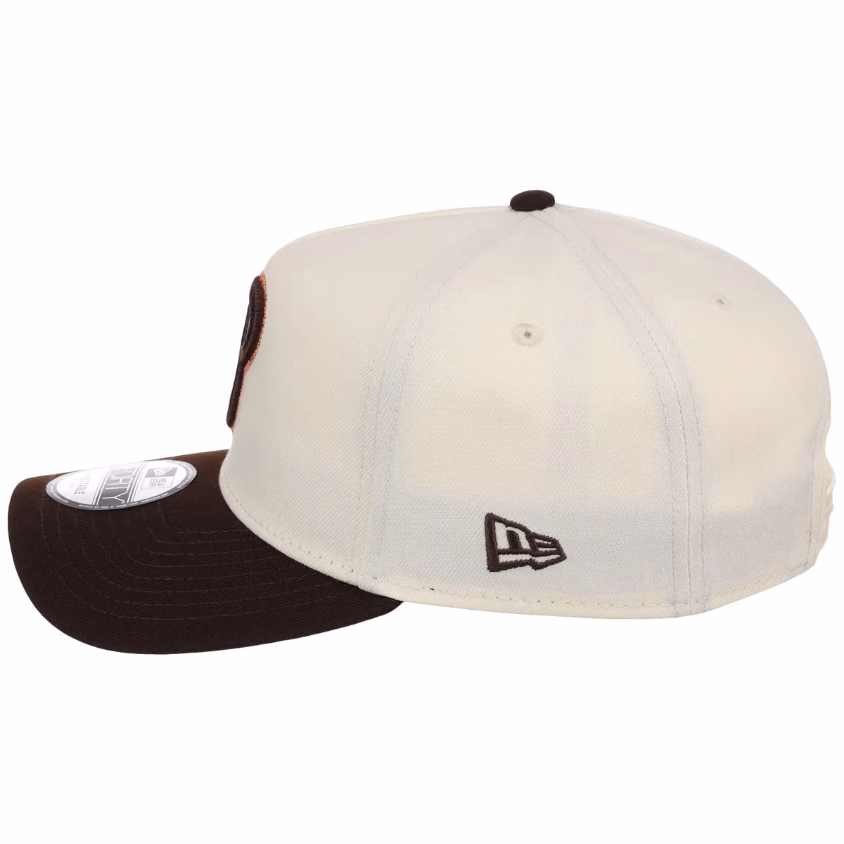 Philadelphia Phillies MLB Chrome x Burnt Wood FASHION CORE New Era 9FORTY A-Frame detail view