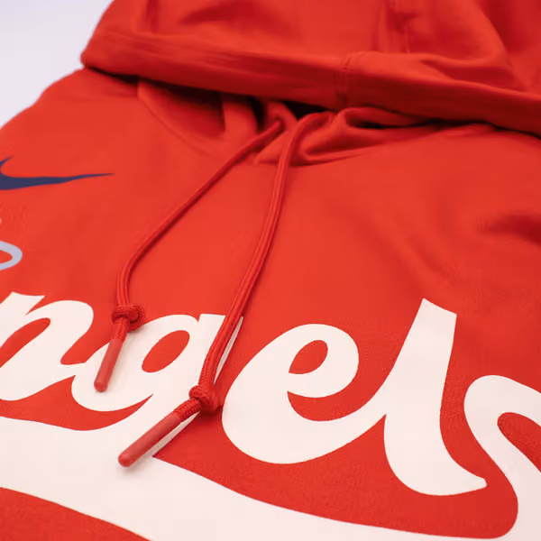 Los Angeles Angels City Connect 2026 MLB Authentic Therma Hoodie Red view 3