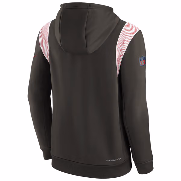 Tampa Bay Buccaneers 2022 NFL On-Field Sideline Therma Hoodie (YOUTH) view 3