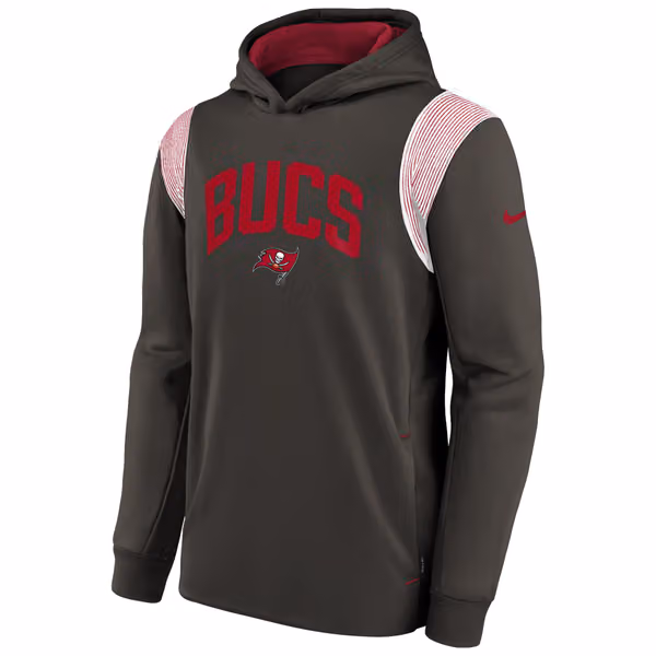 Tampa Bay Buccaneers 2022 NFL On-Field Sideline Therma Hoodie (YOUTH) view 2