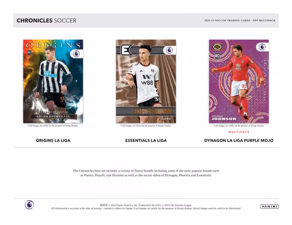 2022/23 Panini Chronicles Soccer Multi-Pack Box view 3