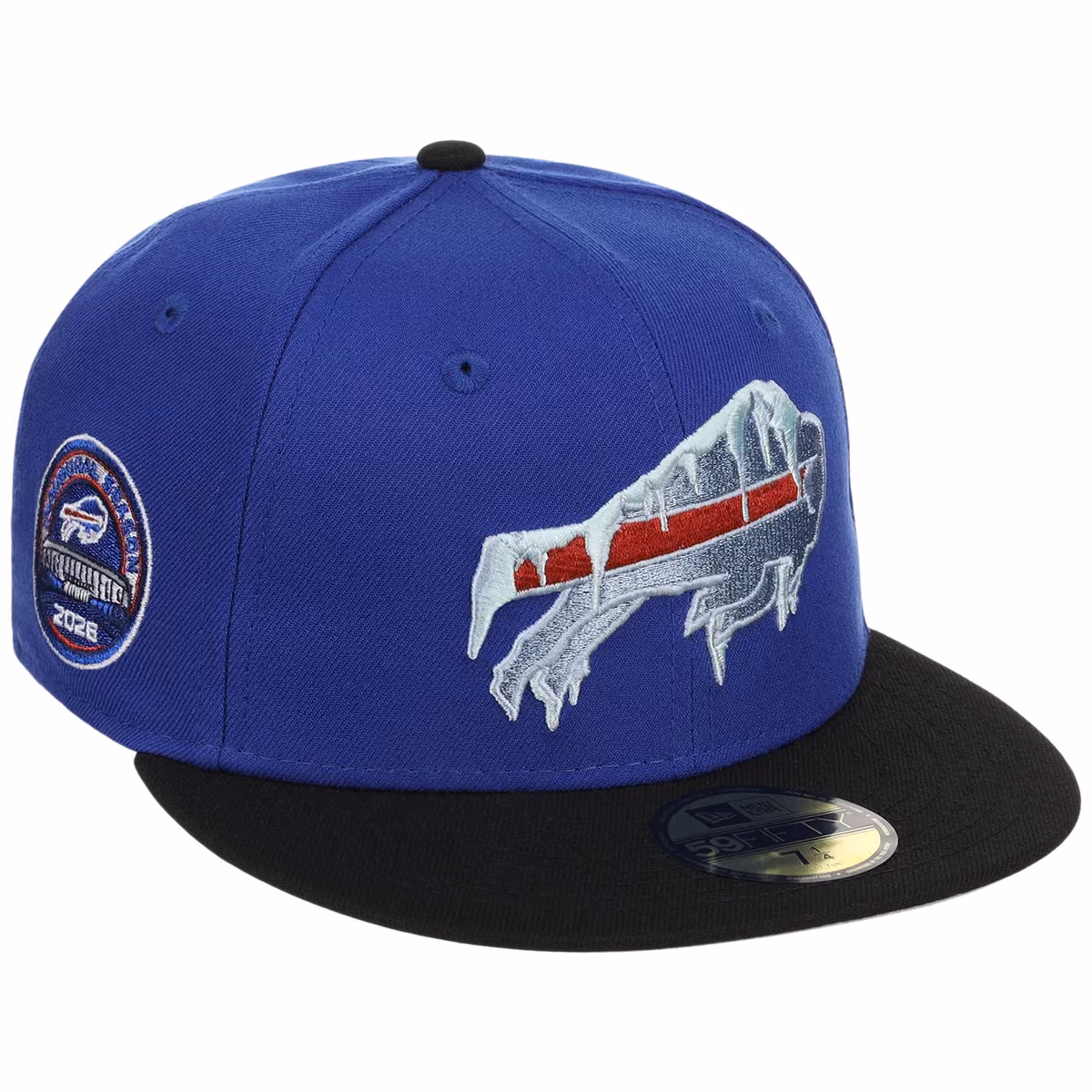 Buffalo Bills NFL Start of Season Part II New Era 59FIFTY (Royal/Black) front view