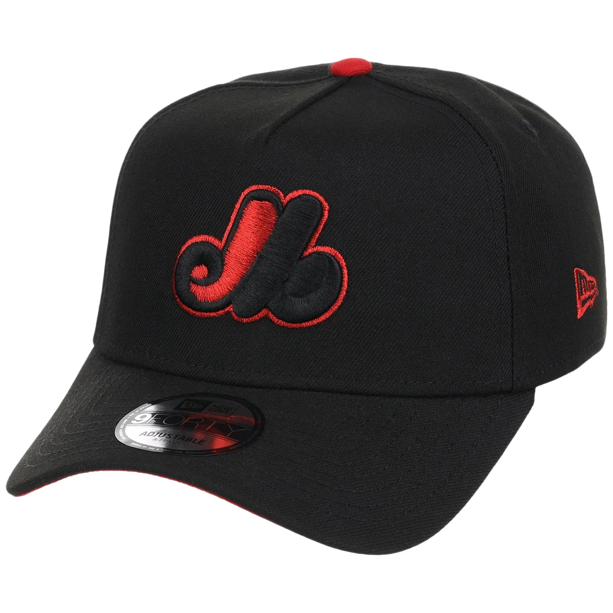 Montreal Expos MLB Midnight Massacre New Era 9FORTY detail view