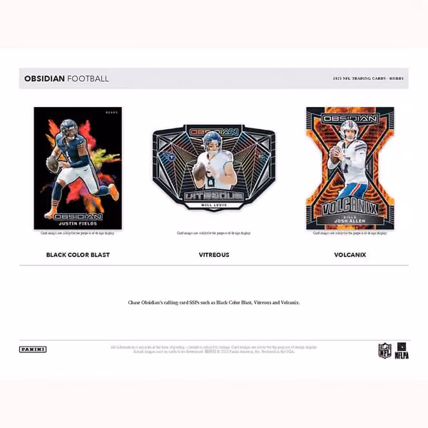 2023 Panini Obsidian Football NFL Hobby Box view 4