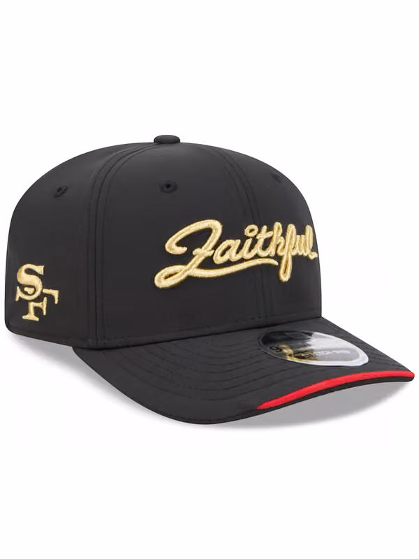 San Francisco 49ers 2026 NFL Rivalries Sideline 9SEVENTY Stretch-Snap Cap Black product photo