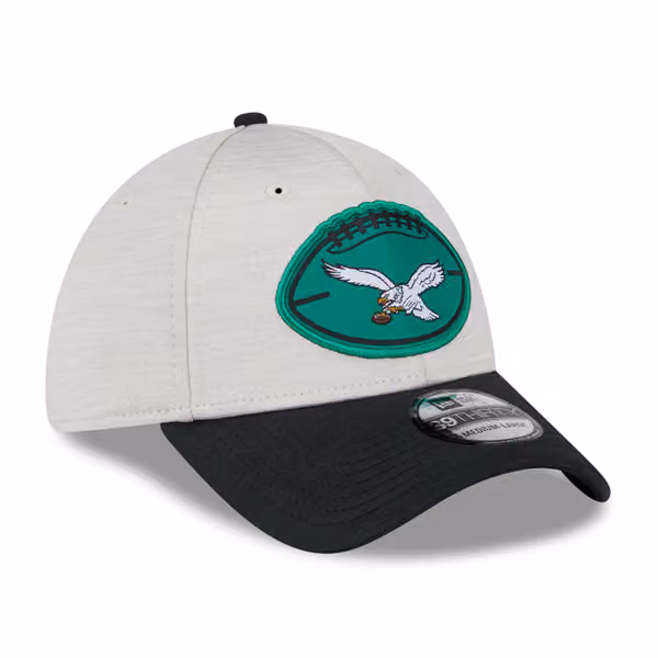 Philadelphia Eagles Historic 2024 NFL Sideline New Era 39THIRTY Flex Cap view 4