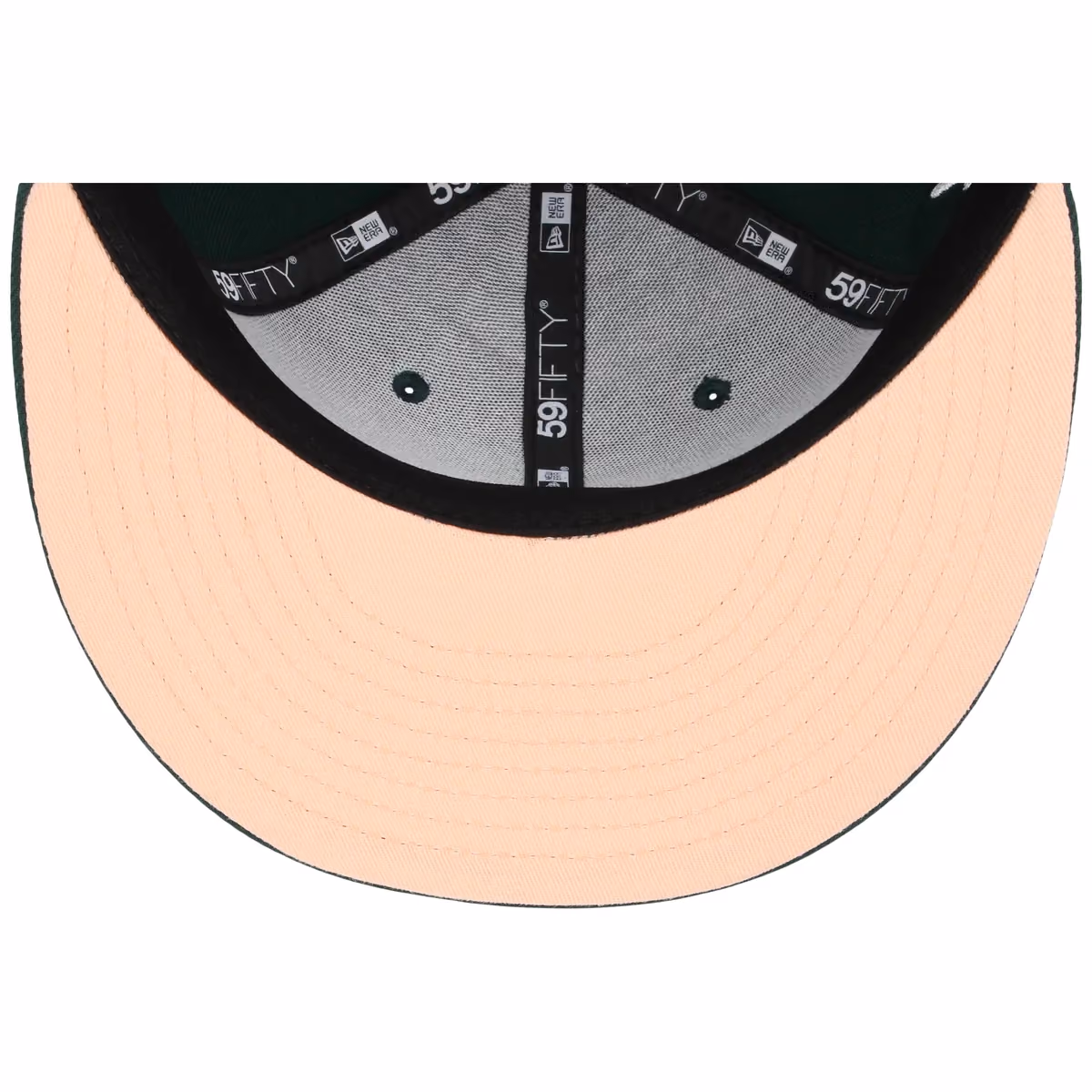 Atlanta Braves Peach Atlanta Crown the City New Era 59FIFTY back view
