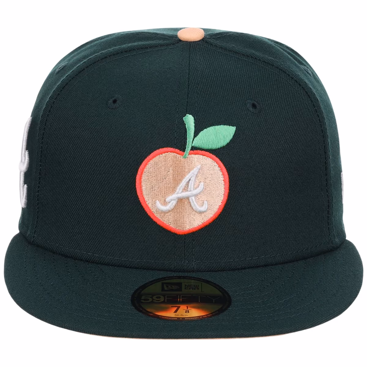 Atlanta Braves Peach Atlanta Crown the City New Era 59FIFTY detail view