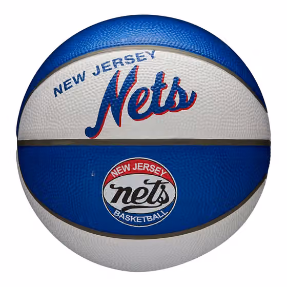 New Jersey Nets NBA Retro Wilson Mini Basketball (Size 3) view 1