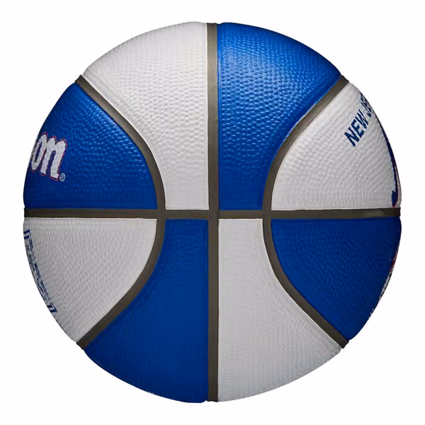 New Jersey Nets NBA Retro Wilson Mini Basketball (Size 3) view 5