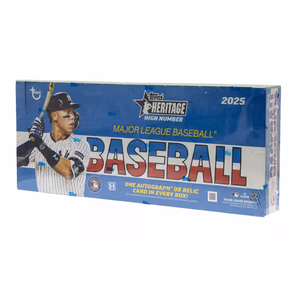 2025 Topps Heritage High Number Baseball MLB Hobby Box view 1