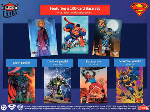 2025 Upper Deck Fleer Ultra Superman Hobby Box view 2