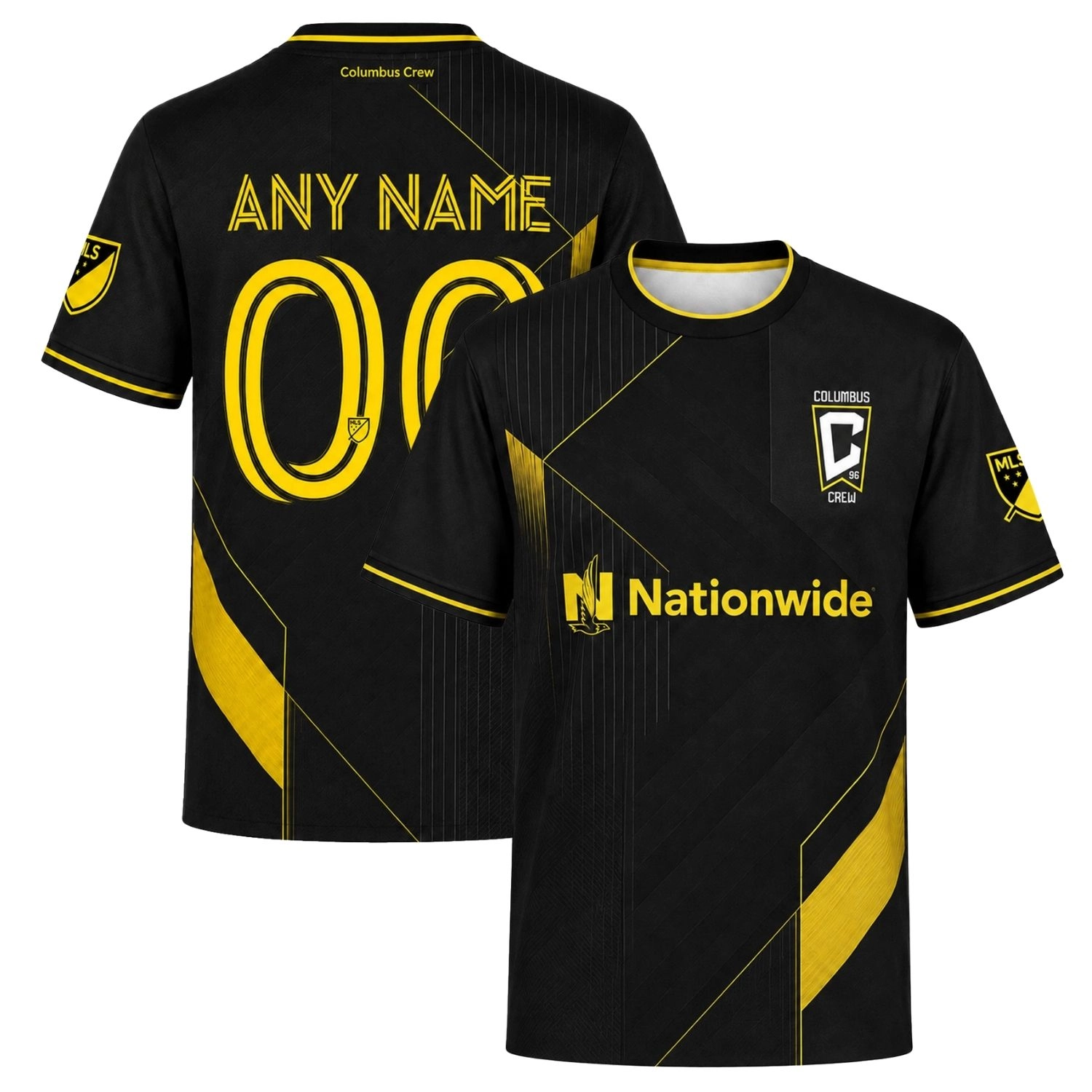 Columbus Crew MLS Jersey – Dynamic Geometric Style