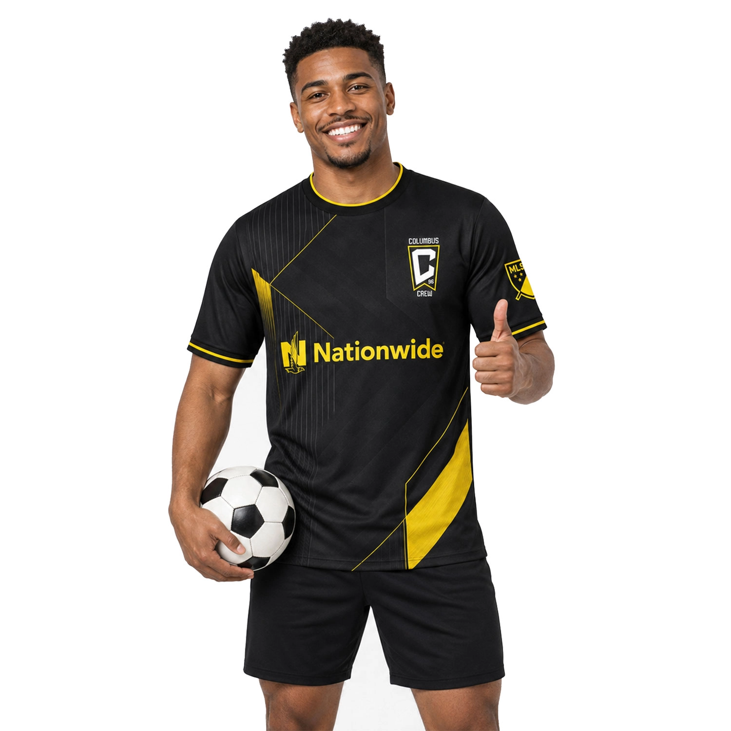 Columbus Crew MLS Jersey – Dynamic Geometric Style