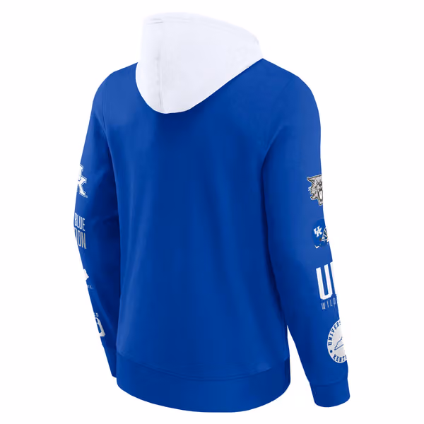 Kentucky Wildcats Colorblock Badge NCAA Hoodie view 3