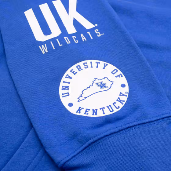 Kentucky Wildcats Colorblock Badge NCAA Hoodie view 5