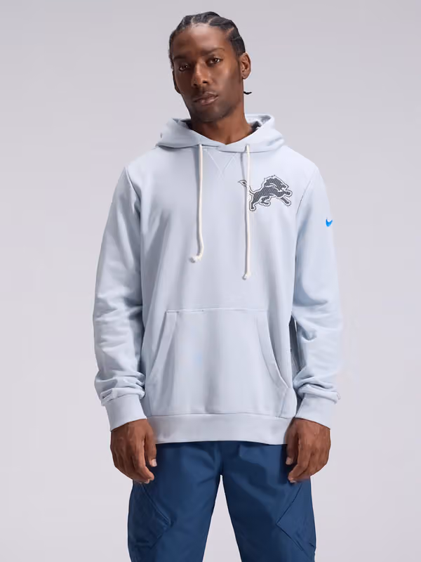 Detroit Lions 2026 NFL Rivalries Sideline Standard Issue Hoodie Gray view 2