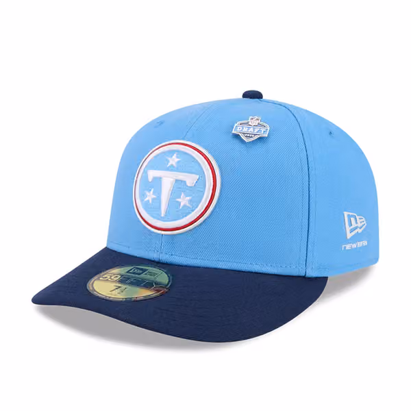 Tennessee Titans 2026 NFL Draft Pre-Curved 59FIFTY Fitted Cap product photo