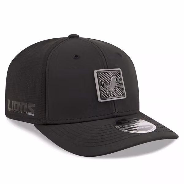 Detroit Lions Black 2026 NFL Training Camp 9SEVENTY Stretch-Snap Cap Black product photo