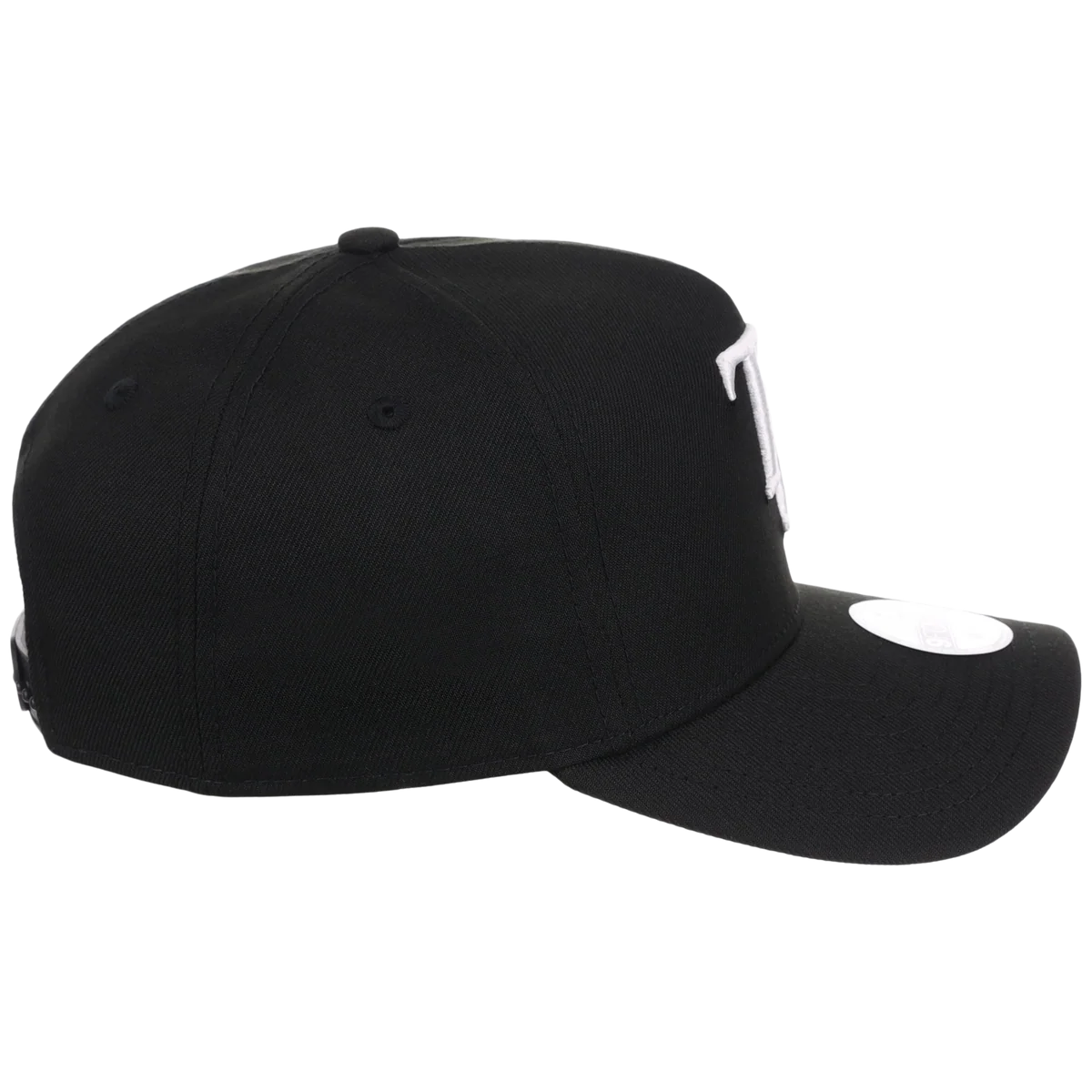 Tampa Bay Rays Women's New Era 9FORTY Black A-Frame detail view