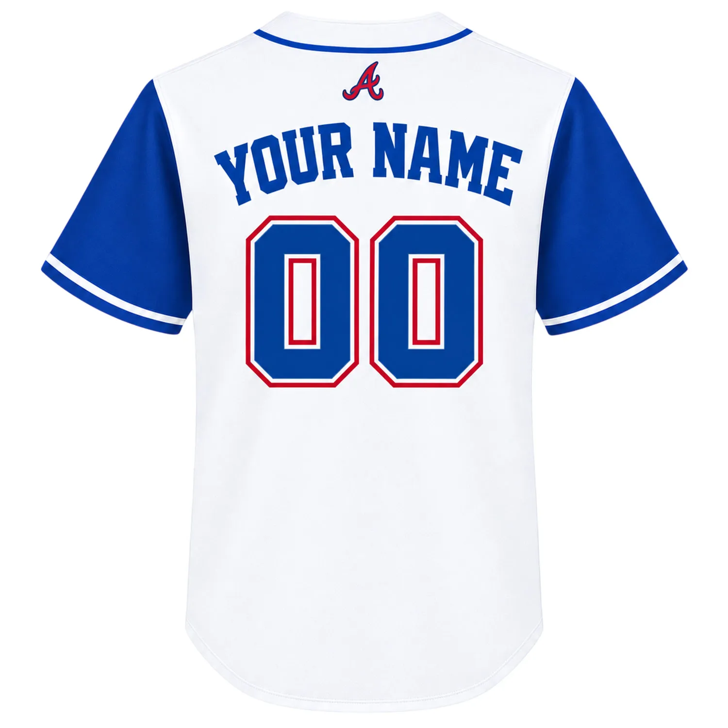 Braves White Baseball Jersey Special Fan Style
