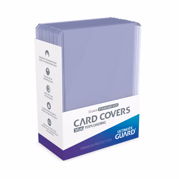 Ultimate Guard Toploaders 3"x4" Standard Size 35pt (25ct-pack) view 1