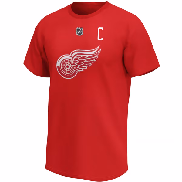 Gordie Howe #9 Detroit Red Wings Alumni Fanatics NHL T-Shirt Red view 2