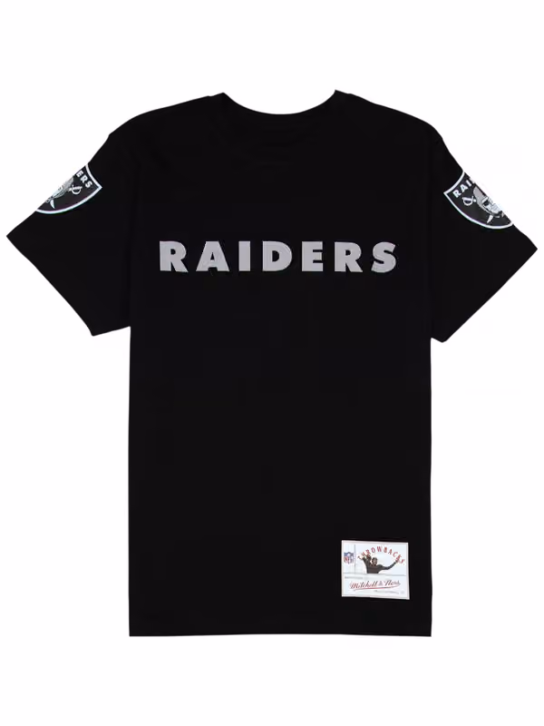 Charles Woodson #24 Oakland Raiders Wordmark Player NFL T-Shirt Black view 2