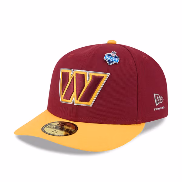 Washington Commanders 2026 NFL Draft Pre-Curved 59FIFTY Fitted Cap product photo