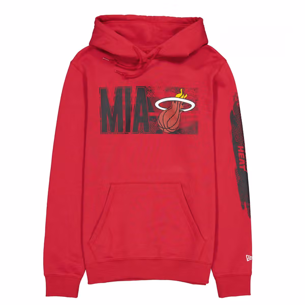 Miami Heat 2024 NBA Tip-Off New Era Hoodie Red view 1